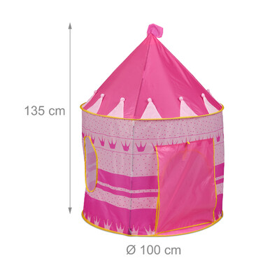 Relaxdays Princess Play Tent