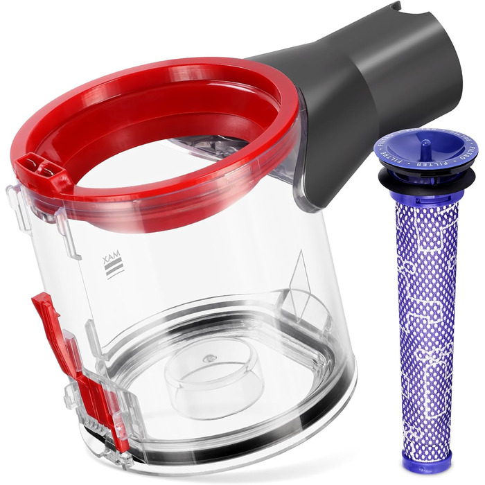 Контейнер для пилу Dyson V7 V8 SV10 SV11 - Запчастина для бездротового пилососа (967699-01)