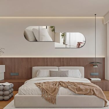 HD акриловий дзеркальний наліпка на стіну, самоклеючий, для макіяжу, фітнесу, дитячої кімнати, декор плитки (4)