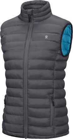 Жіночий теплий пуховий жилет itte Donkey Andy для туризму, подорожей та повсякденного носіння (сірий, L)