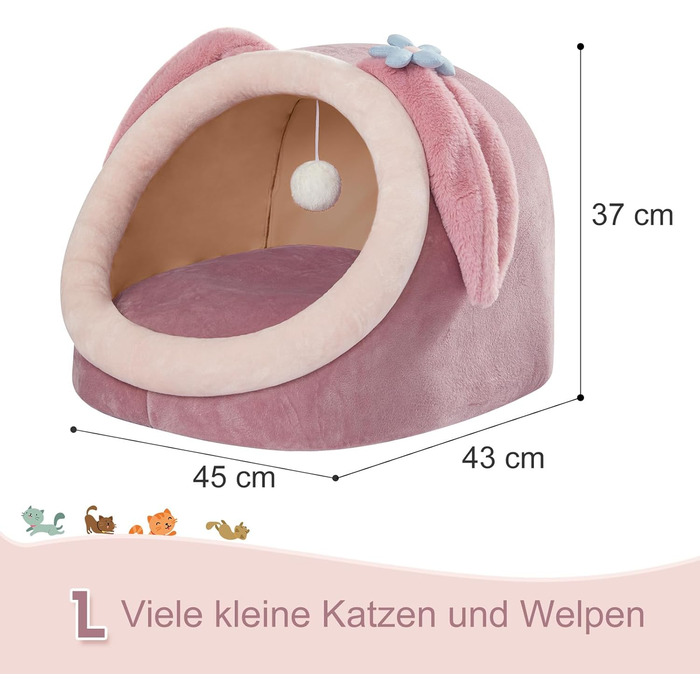 Кігтечка-будиночок для котів Jiupety, ліжко-будиночок для котів, великий (38x37x32 см), зелений, з неслизьким дном та знімним килимком