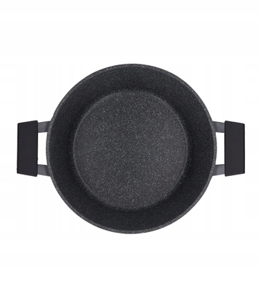 Набір каструль Zwieger Black Stone, 6 предметів, Greblon Granite, алюміній
