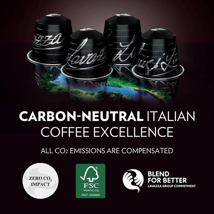 Кава Lavazza Espresso Maestro у капсулах для Nespresso Original, 100 шт, з нотками какао та карамелі, інтенсивність 8/13, темне обсмажування