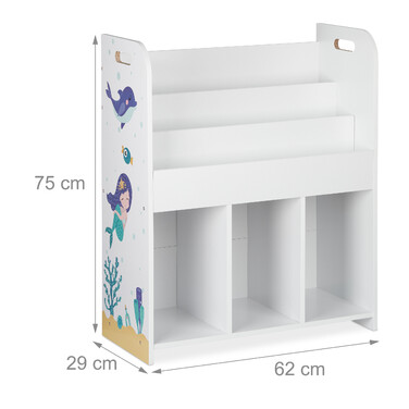 Relaxdays Children's Shelf for Books and Toys