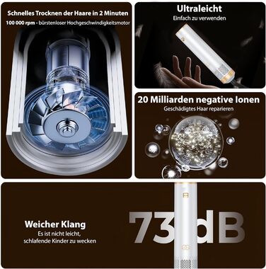 Набір для укладки волосся Golden Goods Airstyler 5-в-1: фен-щітка, плойка, стайлер для об'єму, випрямлення та завивки