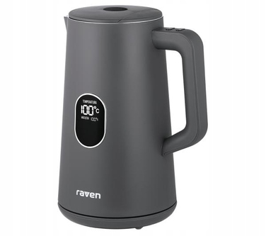 Електричний чайник Raven EC024A, 1800 Вт, 1,5 л, сірий