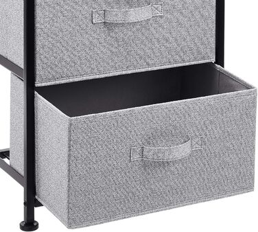 Amazon Basics - Closet Storage Organizer with 3 Fabric Drawers, Black