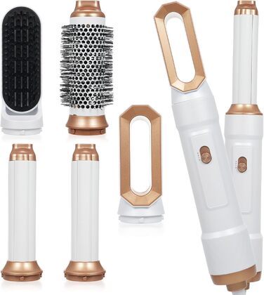 Набір аірстайлера 5 в 1: фен-щітка для волосся, об'єм, випрямлення, укладка