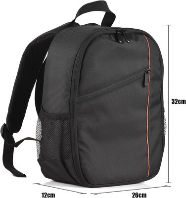 Рюкзак для камери Andoer Outdoor, водонепроникний, ударостійкий, сірий - сумісний з Sony, Canon, Nikon DSLR/SLR/Mirrorless