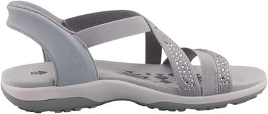 Сандалі Skechers Damen 163574-nvy, сірі, 39 EU - жіночі літні босоніжки