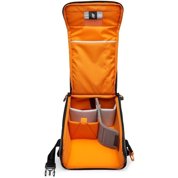 Lowepro GearUp Creator Box Large II - сумка для бездзеркальних та DSLR камер, помаранчевий колір, з QuickDoor доступом, виготовлена з перероблених матеріалів