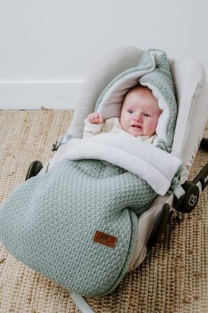 Дитячий зимовий конверт Baby's Only для автокрісла, універсальний, сірий, для Maxi-Cosi, теплий, для 3- та 5-точкових ременів, цілий рік