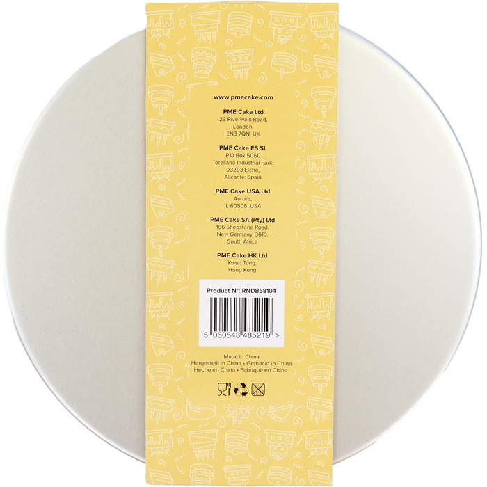 Форми для випічки PME, набір 3 шт, діаметр 15, 20, 25 см, глибина 10 см, сріблясті