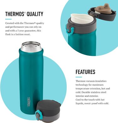 Stainless Steel Insulated Tumbler - 470ml Green - Leakproof