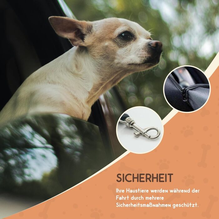 Накидка для собак у машину – водовідштовхувальна, неслизька та стійка до подряпин – захист заднього сидіння автомобіля для собак з боковими панелями, універсальна для легкових автомобілів, позашляховиків та вантажівок, ідеальна як захист заднього сидіння 