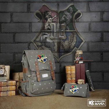 Рюкзак Harry Potter Oxford сірий, шкільний, оригінал