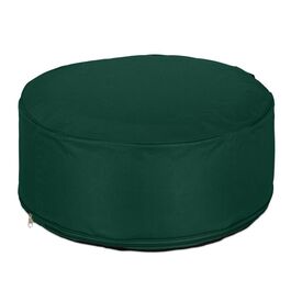 Relaxdays Inflatable Padded Footstool in Green