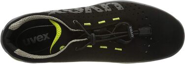 Робочі черевики Uvex 1 - Безпечні черевики S1 SRC ESD - Синій (39 EU, Чорний Lime)