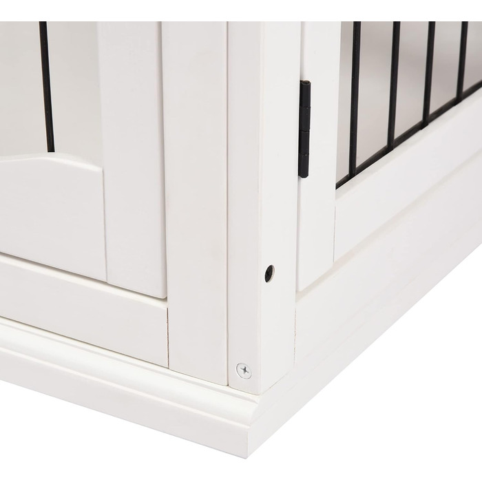 Клітка для собак PawHut - Будка з 2 входами, закривається на замок, для маленьких собак, 58,5 x 81 x 66 см