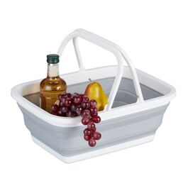 Collapsible Storage Basket with Handle