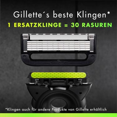 Чоловіча бритва Gillette Labs, сталевий металевий корпус, сірий колір, 1 шт