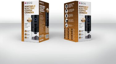 Портативна електрична кавомолка ECG KM 150 Minimo Black