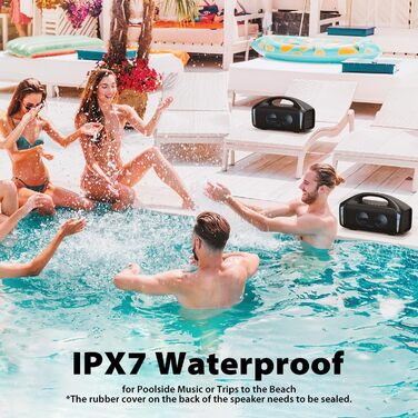 Tribit StormBox Blast – Портативна Bluetooth колонка 140 Вт, XBass, IPX7, 30 год, LED, для вечірок, пляжу, кемпінгу