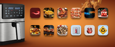 Аерофритюрниця Lehmann Fresco LHODF-1880 1800Вт 8л, сріблясто-сіра