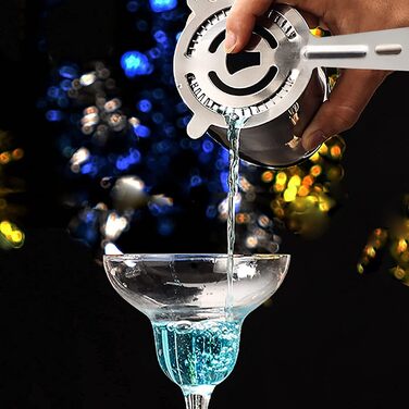 Набір для коктейлів 10 предметів, 750 мл, нержавіюча сталь - професійний шейкер для бармена, аксесуари для приготування коктейлів вдома та в барі