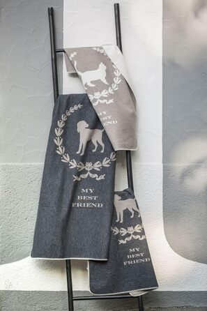 Деко для собак David Fussenegger mybest Friend сірого кольору 70/90