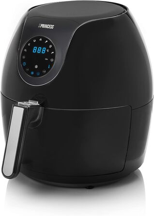 Princess XXL Air Fryer with 5.2L, Digital Touchscreen, 7 Programs, Oil-Free, 1700 W, Aerofryer 182050, Black REGULAR 5.2L
