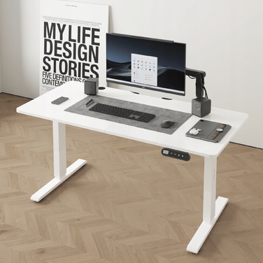 Ігровий стіл Electroprime Flow з підйомною стільницею, білий (120x60 см)