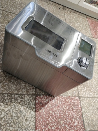 Хлібопічка Meykey ME5452Y, сріблястий/сірий, 550 Вт