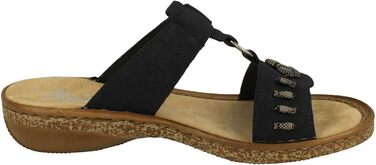Пантолети Rieker 628M6 жіночі блакитні, розмір 41 EU, Slip-On