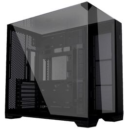 Корпус Lian Li O11 Vision Compact для ігрового ПК ATX білого кольору - Midi Tower з Tempered Glass, підтримка відеокарт до 408 мм та радіаторів до 360 мм, білий корпус з сталі та алюмінію, чорне загартоване скло