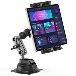 Утримувач для планшета в авто, 360° поворотний, універсальний, для iPad, iPhone, Galaxy, 4.7-12.9 дюймів