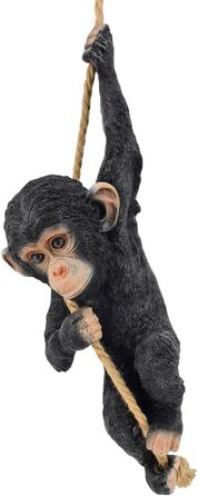 abc HOME | Garden Figure | BEAR on a Rope | Polyresin | 70 cm H incl. Rope
