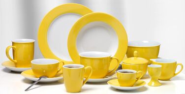 Набір посуду Ritzenhoff & Breker Doppio, 8 предметів, порцеляна, жовтий, комбінований