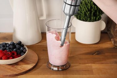 Блендер GASTROBACK #40972 Design Power Stabmixer Set 5-в-1, сріблястий, чорний