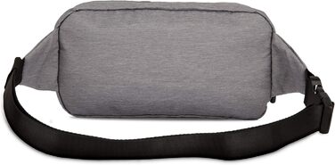 Поясна сумка Travelon World Travel Essentials для дорослих, сіра в меланжеву клітинку