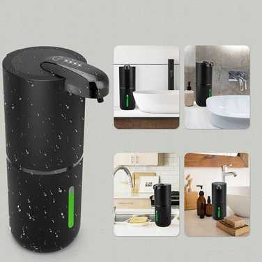 Безконтактний підлоговий дозатор для мила Bedee, 380 мл, чорний