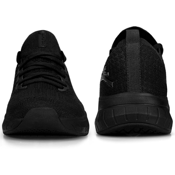 Жіночі спортивні кросівки для бігу та повсякденного носіння. Легкі, дихаючі, чорні (38 EU)
