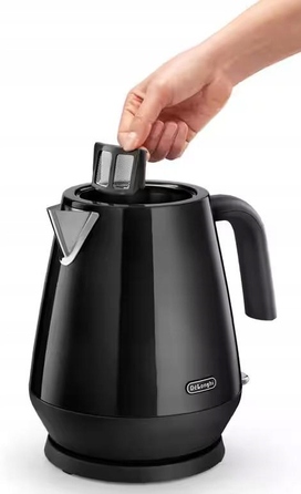 Електричний чайник De'Longhi KBY2001 BK, 2200 Вт, 1,7 л, чорний