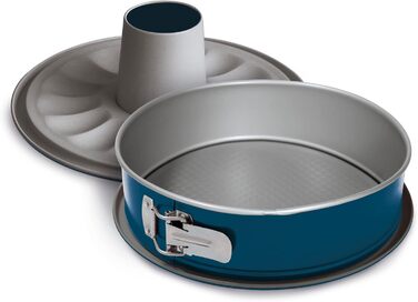 Форма для випічки Guardini Linie Xbake, 26 см, сталь з антипригарним покриттям, екологічна, сіро-блакитна