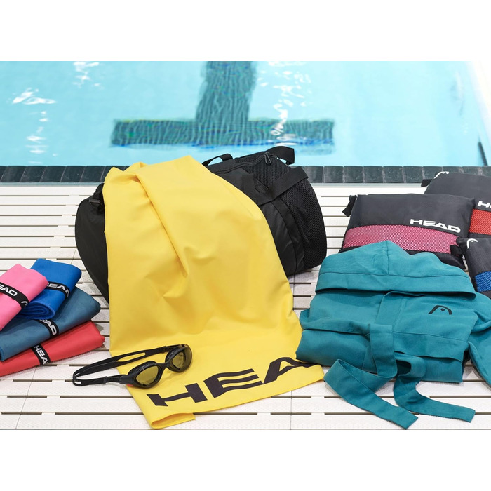 Рушник для спорту та басейну Osama Home Head Active, мікрофібра, 60x110 см, сірий (Набір 6 шт.)