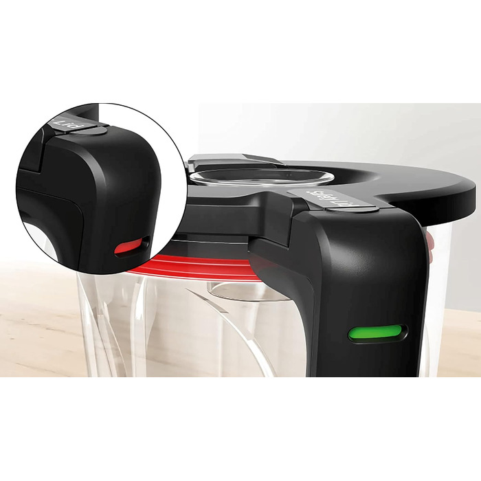 Блендер стаціонарний Bosch VitaPower Serie 4 MMB6382M, 1200 Вт, 1,5 л, скляна чаша, леза з нержавіючої сталі, Німеччина, 30 000 об/хв, аксесуари для посудомийної машини