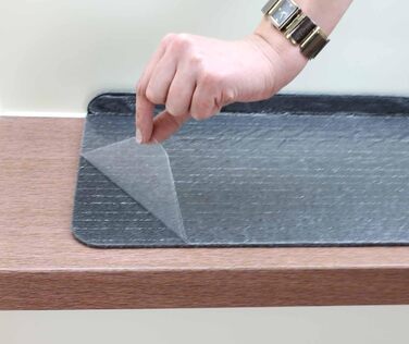 Kettelservice Metzker Step Mats Ramon Rectangular - 15 Piece Set - Anthracite Gray - No Plastic Corners