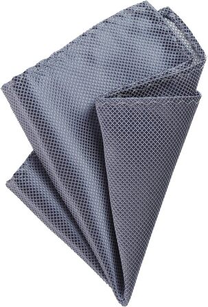 Метелик чоловічий DonDon сірий з нагрудною хустинкою, регульований розмір