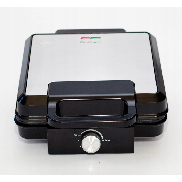 Вафельниця Berlinger 2300 Вт, чорна, з регулюванням температури, на 4 вафлі