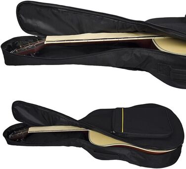 Чохол для гітари MINGZE 41 дюйм, водонепроникний, з регульованим плечовим ременем та рюкзаком, фіолетовий